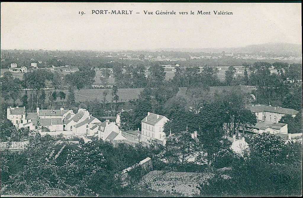 Carte postale sur Le Port-Marly - France