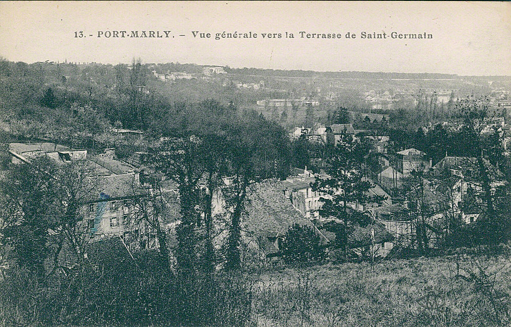 Carte postale sur Le Port-Marly - France