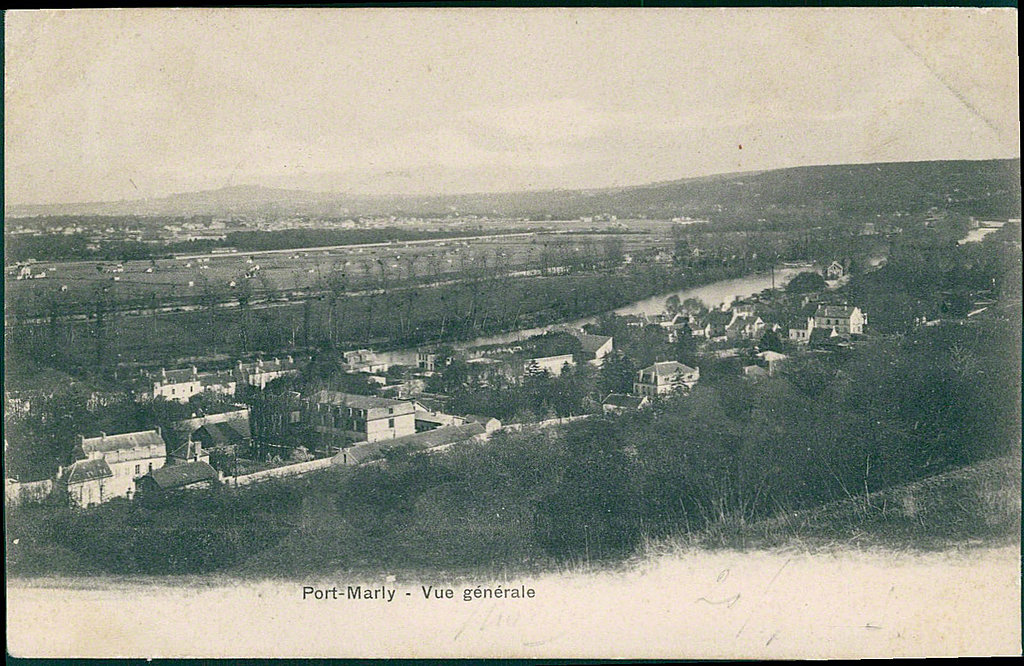 Carte postale sur Le Port-Marly - France