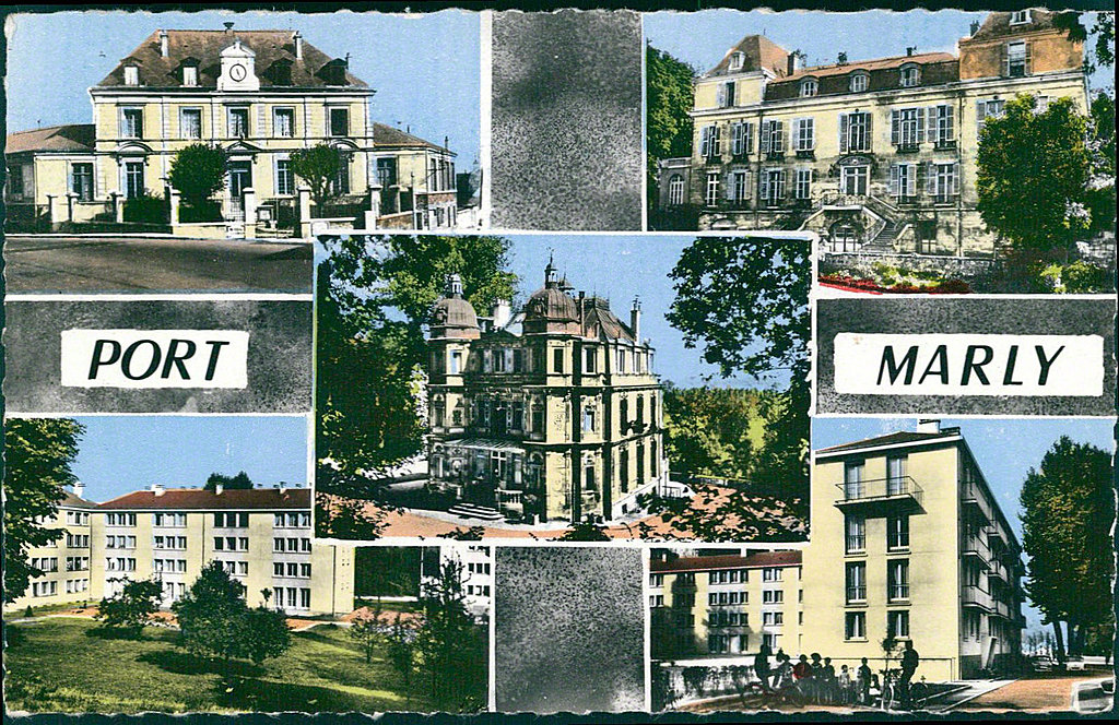 Carte postale sur Le Port-Marly - France