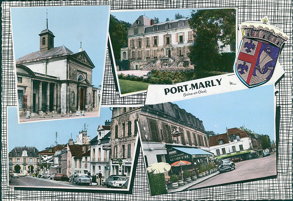 Carte postale sur Le Port-Marly - France