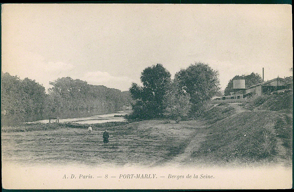 Carte postale sur Le Port-Marly - France