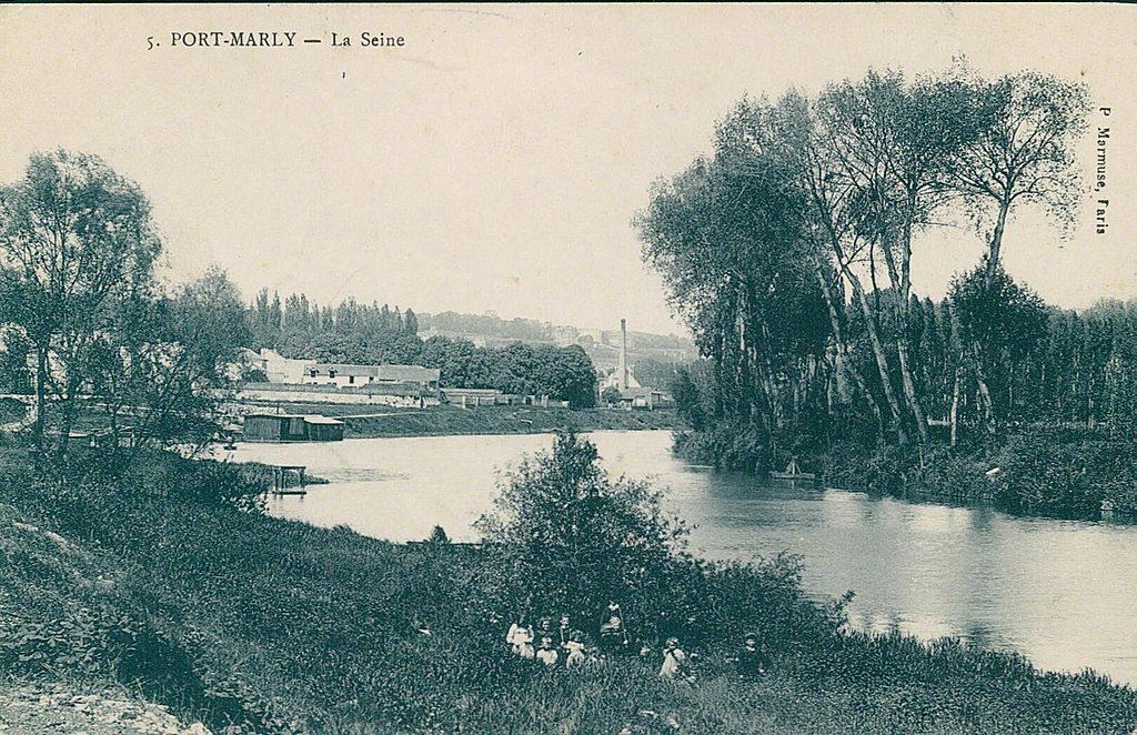 Carte postale sur Le Port-Marly - France
