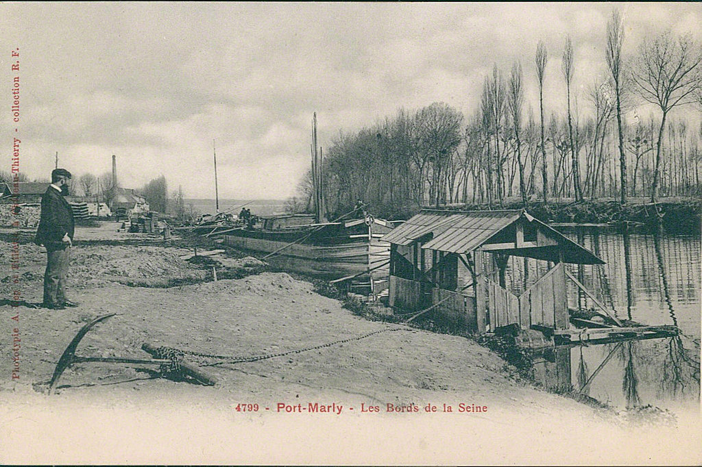 Carte postale sur Le Port-Marly - France