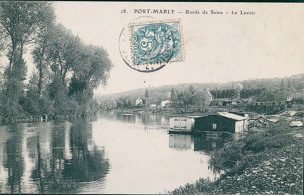 Carte postale sur Le Port-Marly - France