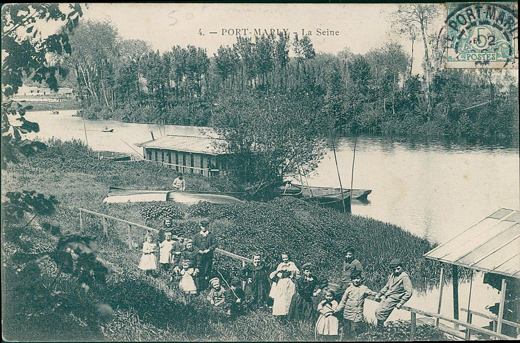 Carte postale sur Le Port-Marly - France