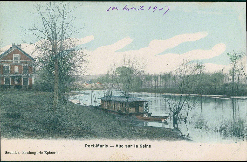 Carte postale sur Le Port-Marly - France