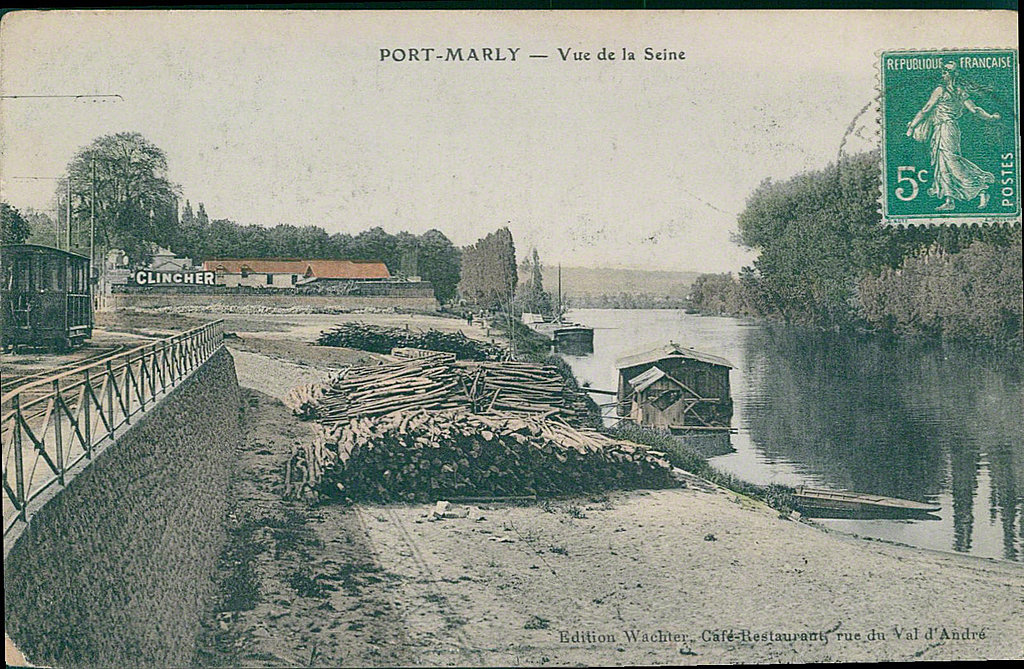 Carte postale sur Le Port-Marly - France