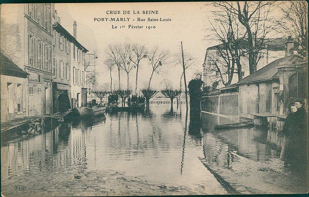 Carte postale sur Le Port-Marly - France