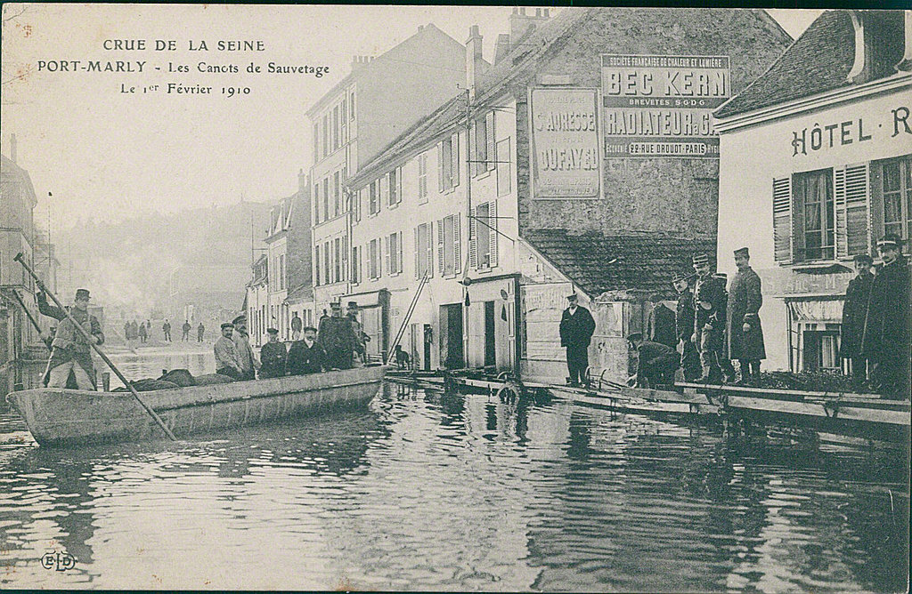 Carte postale sur Le Port-Marly - France