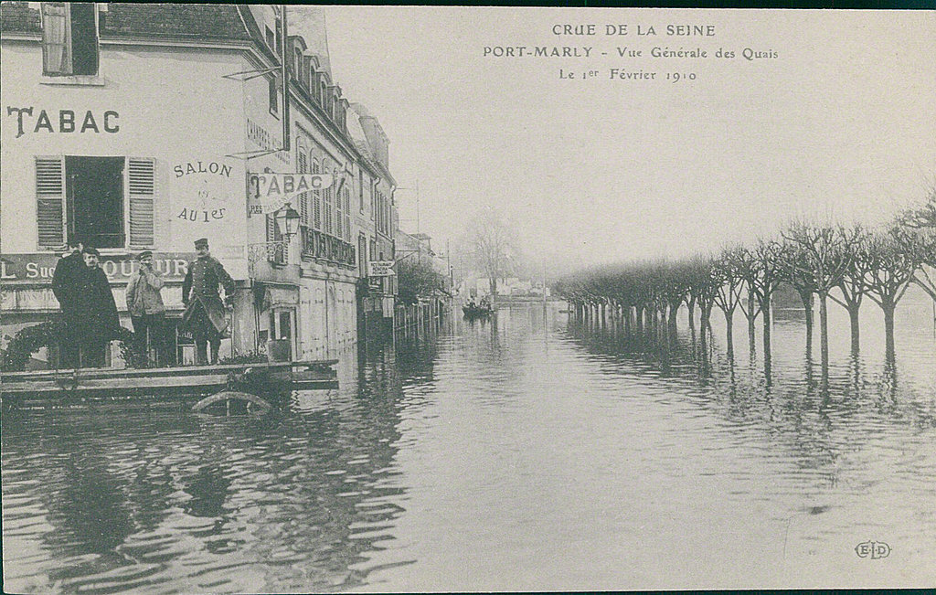 Carte postale sur Le Port-Marly - France