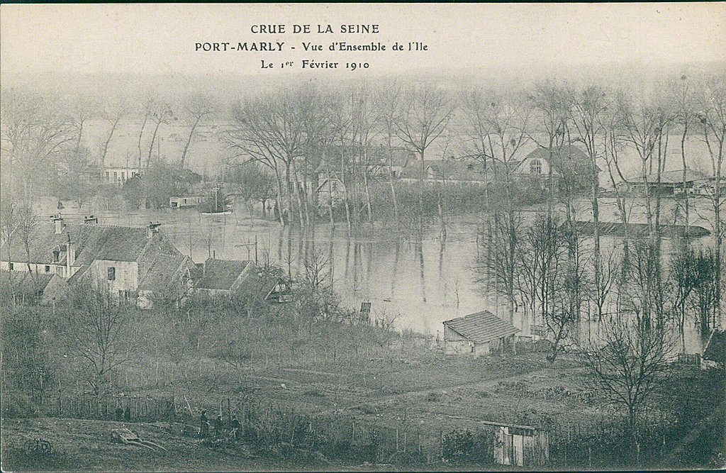 Carte postale sur Le Port-Marly - France