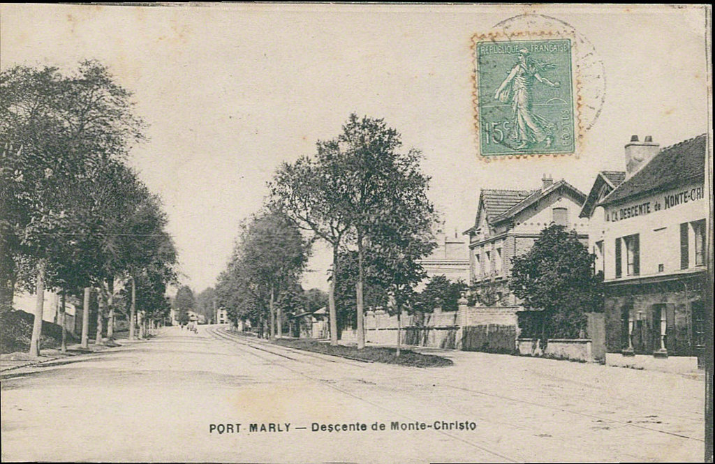 Carte postale sur Le Port-Marly - France