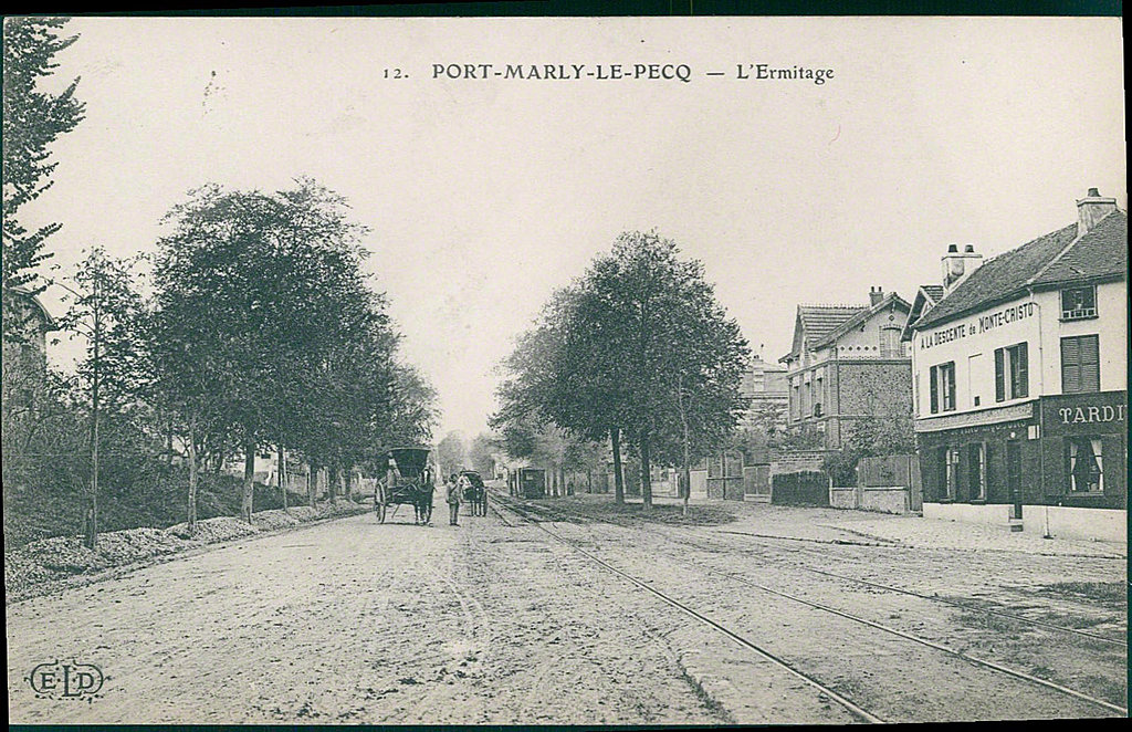 Carte postale sur Le Port-Marly - France