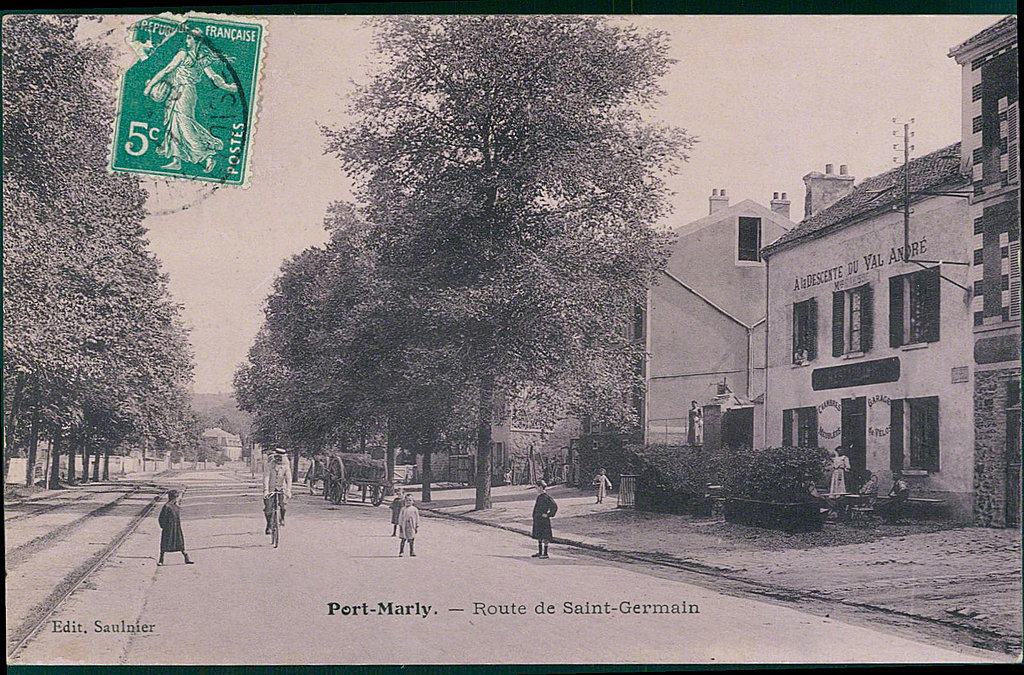 Carte postale sur Le Port-Marly - France