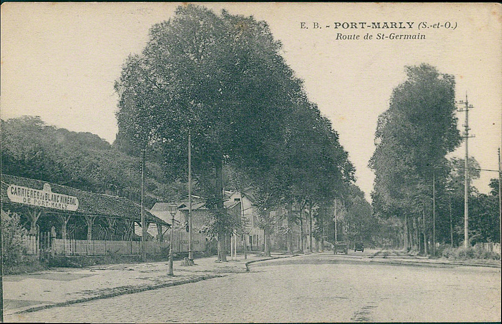 Carte postale sur Le Port-Marly - France