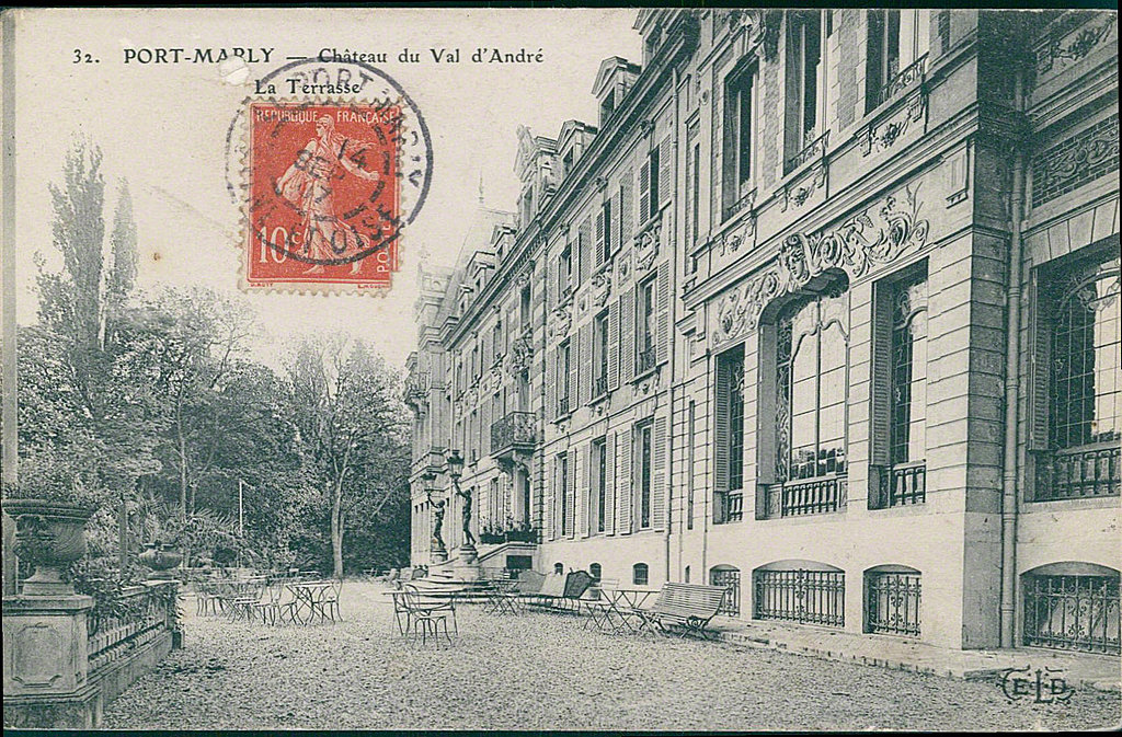 Carte postale sur Le Port-Marly - France