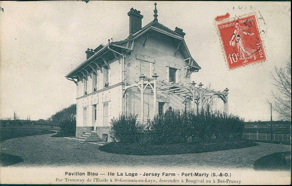 Carte postale sur Le Port-Marly - France