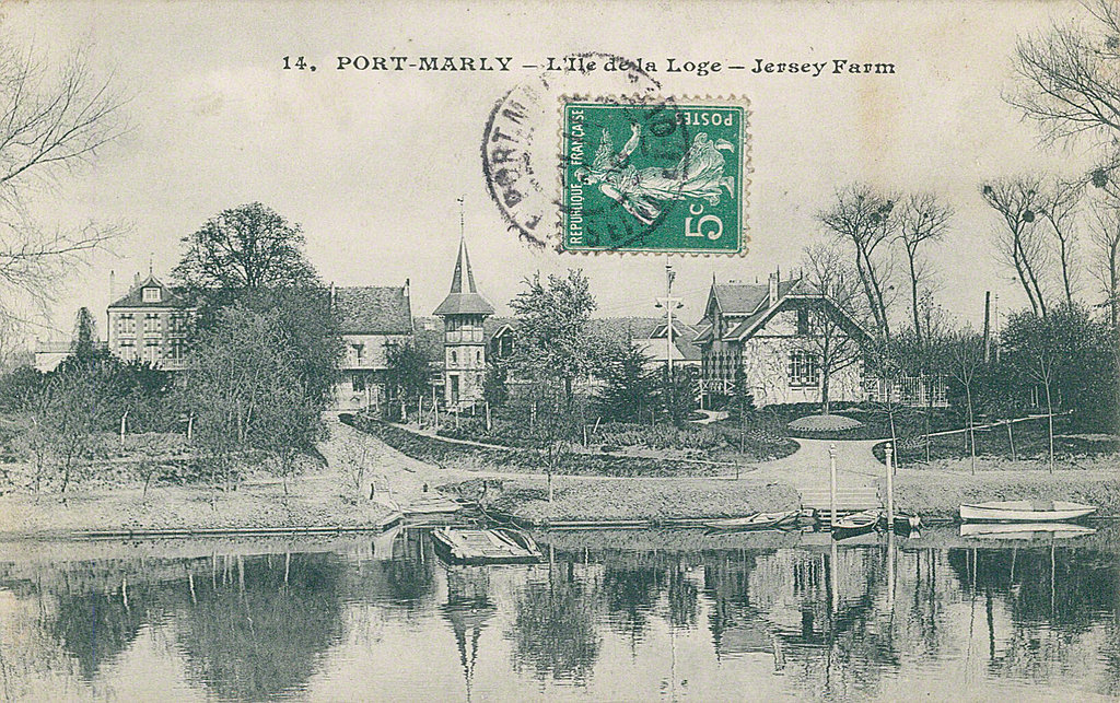 Carte postale sur Le Port-Marly - France