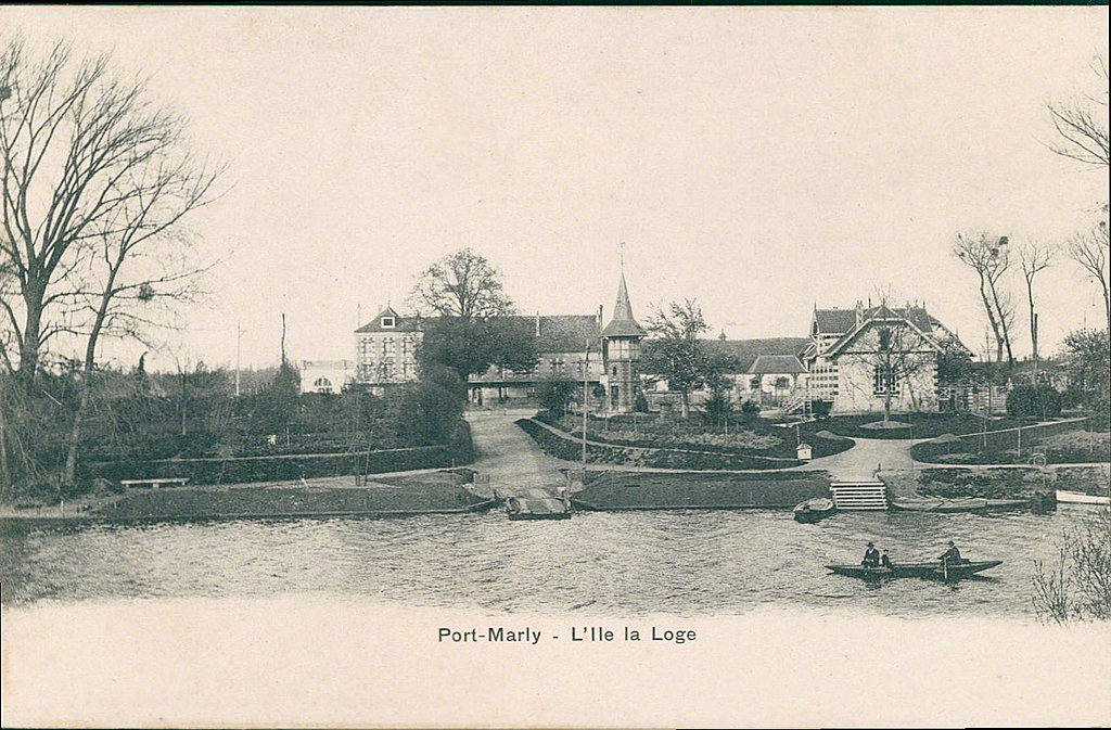 Carte postale sur Le Port-Marly - France
