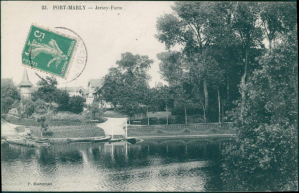 Carte postale sur Le Port-Marly - France
