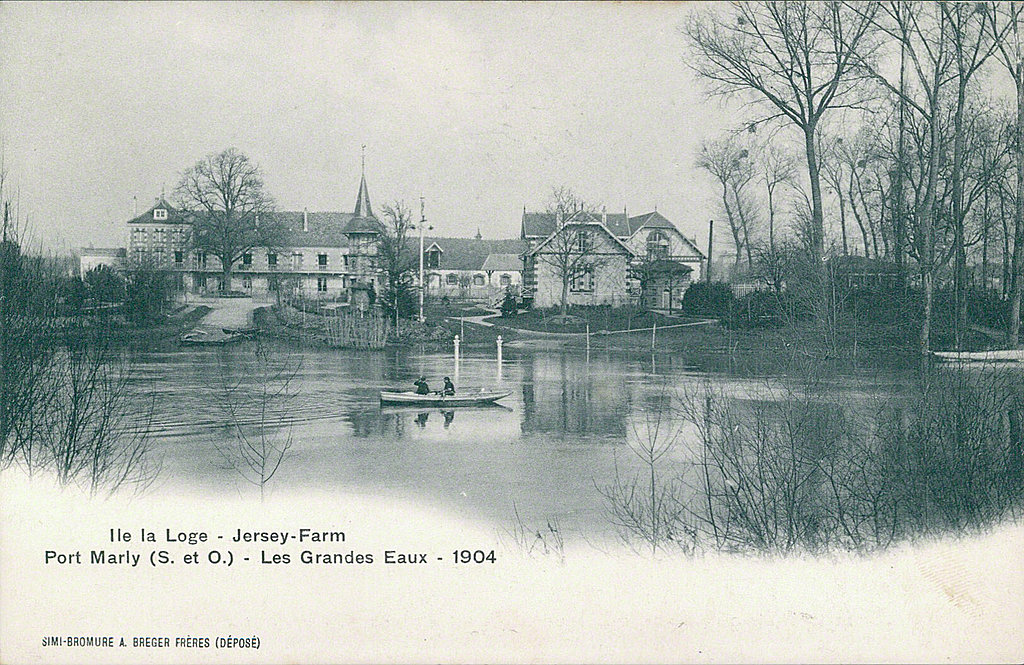 Carte postale sur Le Port-Marly - France