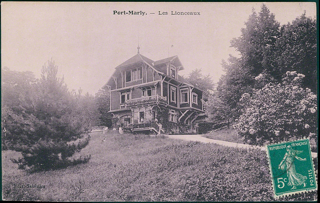 Carte postale sur Le Port-Marly - France