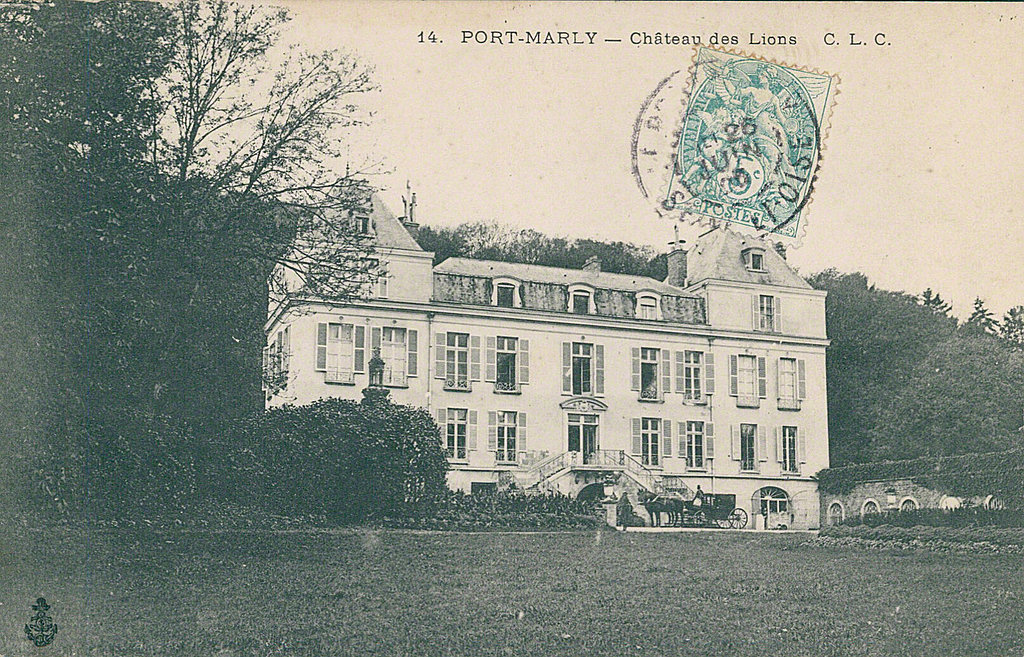 Carte postale sur Le Port-Marly - France