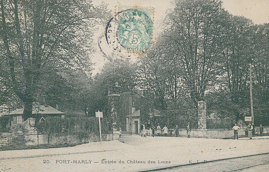 Carte postale sur Le Port-Marly - France