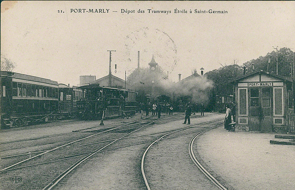 Carte postale sur Le Port-Marly - France