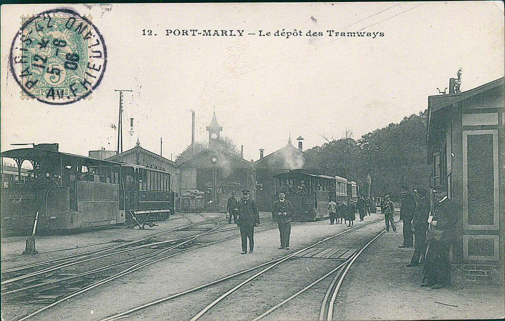 Carte postale sur Le Port-Marly - France