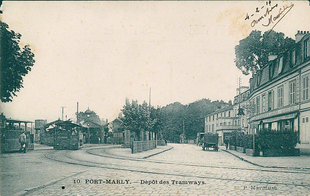 Carte postale sur Le Port-Marly - France