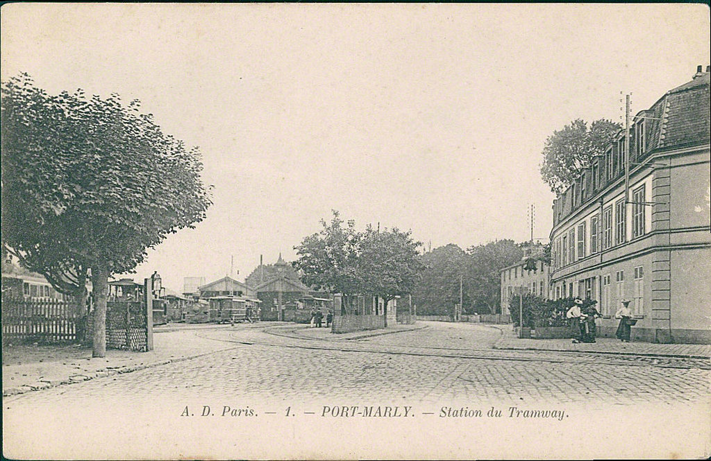 Carte postale sur Le Port-Marly - France