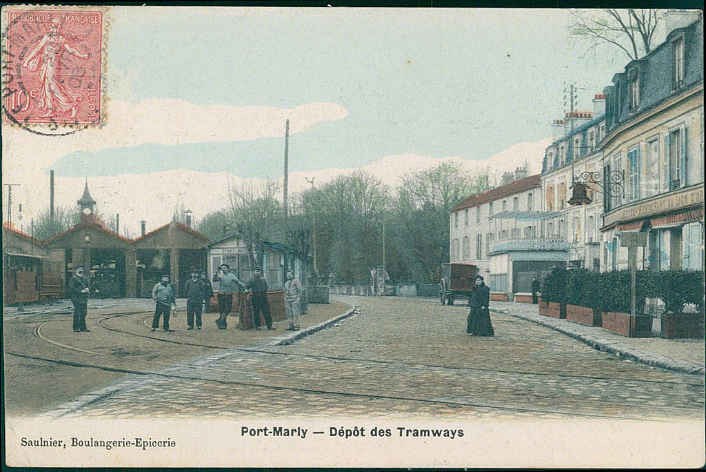 Carte postale sur Le Port-Marly - France