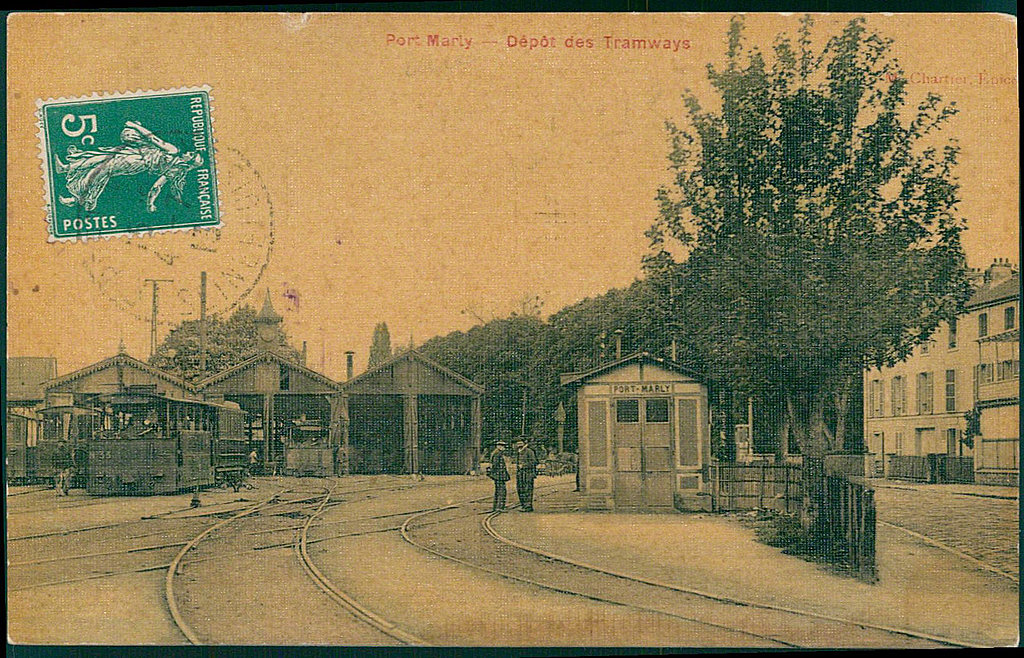 Carte postale sur Le Port-Marly - France