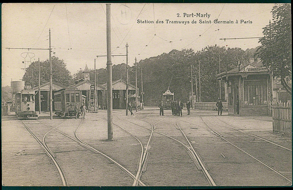 Carte postale sur Le Port-Marly - France