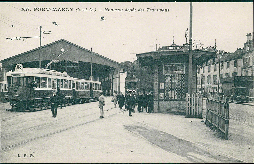 Carte postale sur Le Port-Marly - France