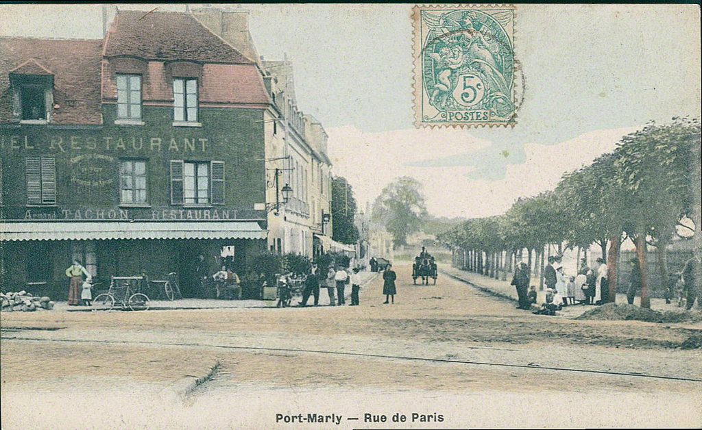 Carte postale sur Le Port-Marly - France