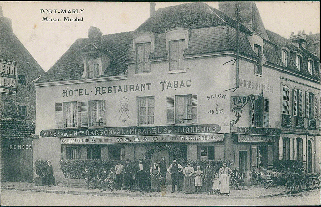 Carte postale sur Le Port-Marly - France