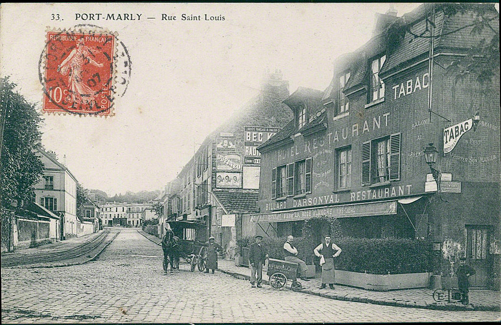 Carte postale sur Le Port-Marly - France