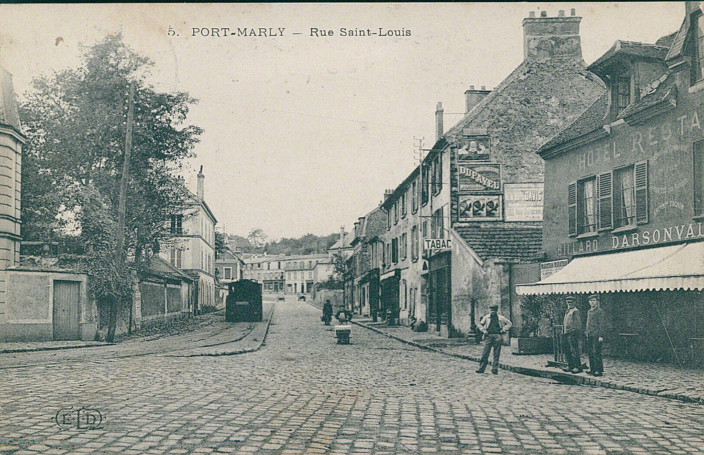 Carte postale sur Le Port-Marly - France
