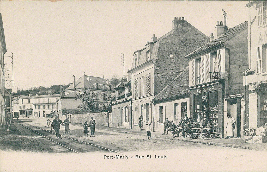 Carte postale sur Le Port-Marly - France